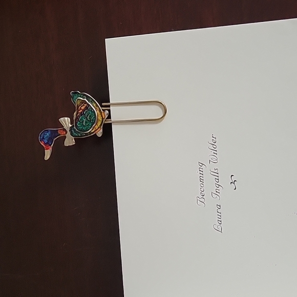 Becoming Laura Ingalls Wilder Softcover Book 306 Pages + Duck Bookmark - Picture 4 of 5